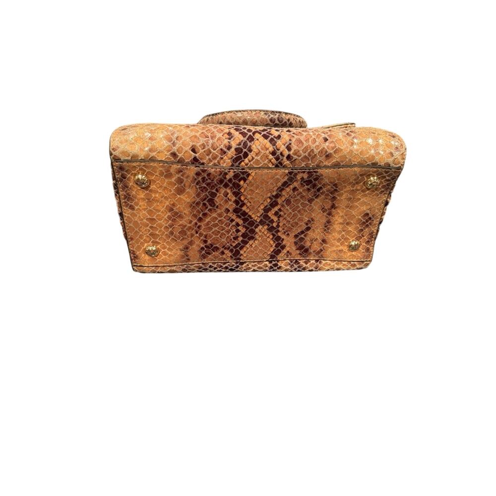 Michael Kors Embossed Python Snake Print Bag & Wa… - image 3